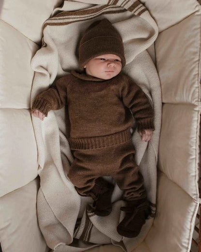 Pullover Georgette - Baby-Pullover - Merinowolle - HVID