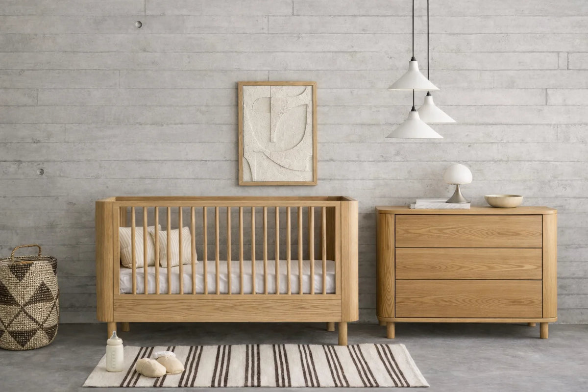 Quax Yume Babykamer 2-delig – Natural Ash – 140 × 70 – Commode met lades