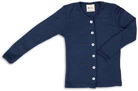 Baby Cardigan - Wool/Silk - Walnut - Baby Cardigan - Engel Natur