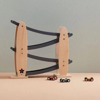Houten racebaan - Natuur/Grijs Aiden - Kid's Concept