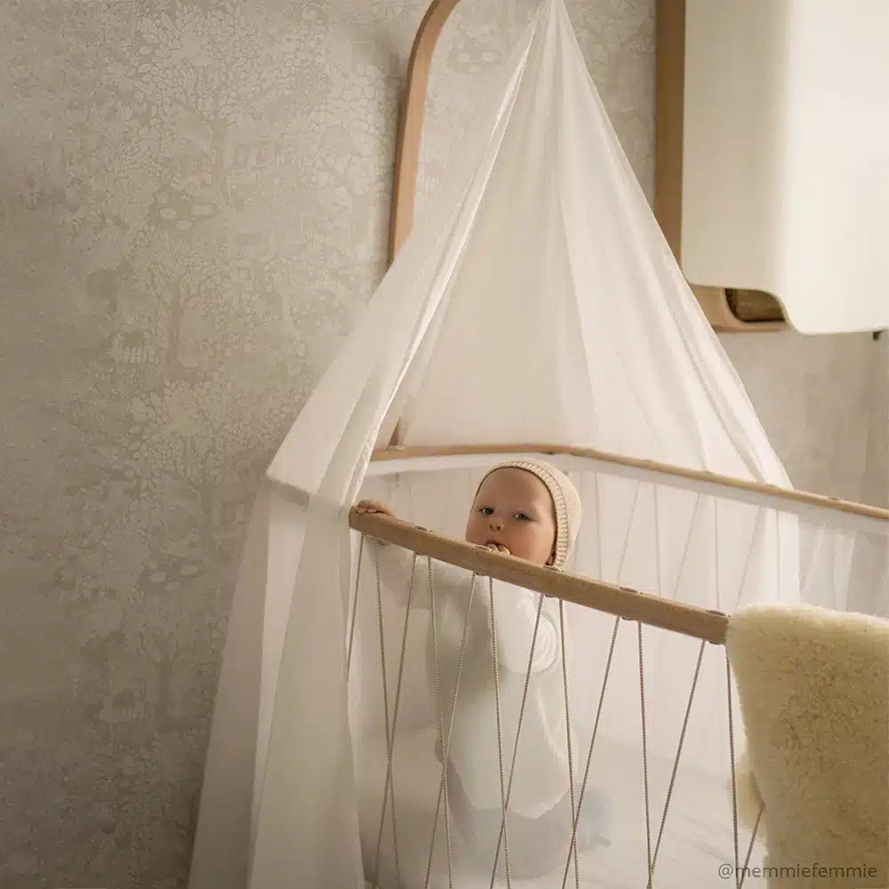 KANO Bettenhimmel Arrow - Himmelbogen aus Holz für KUMI Cradle & KIMI Bed - Buche - Charlie Crane
