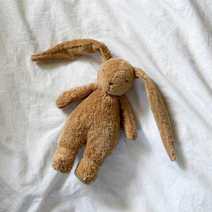 Kuschelhase mit Herzschlag & White Noise - The Humming Bunny 2.0 - Bio GOTS Baumwolle - Moonie