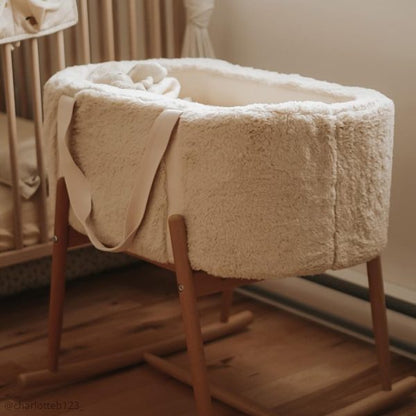 KUKO Baby Moseskorb - Tragbare Cocoon Wiege ab Geburt - Babylift & Wiege - Charlie Crane