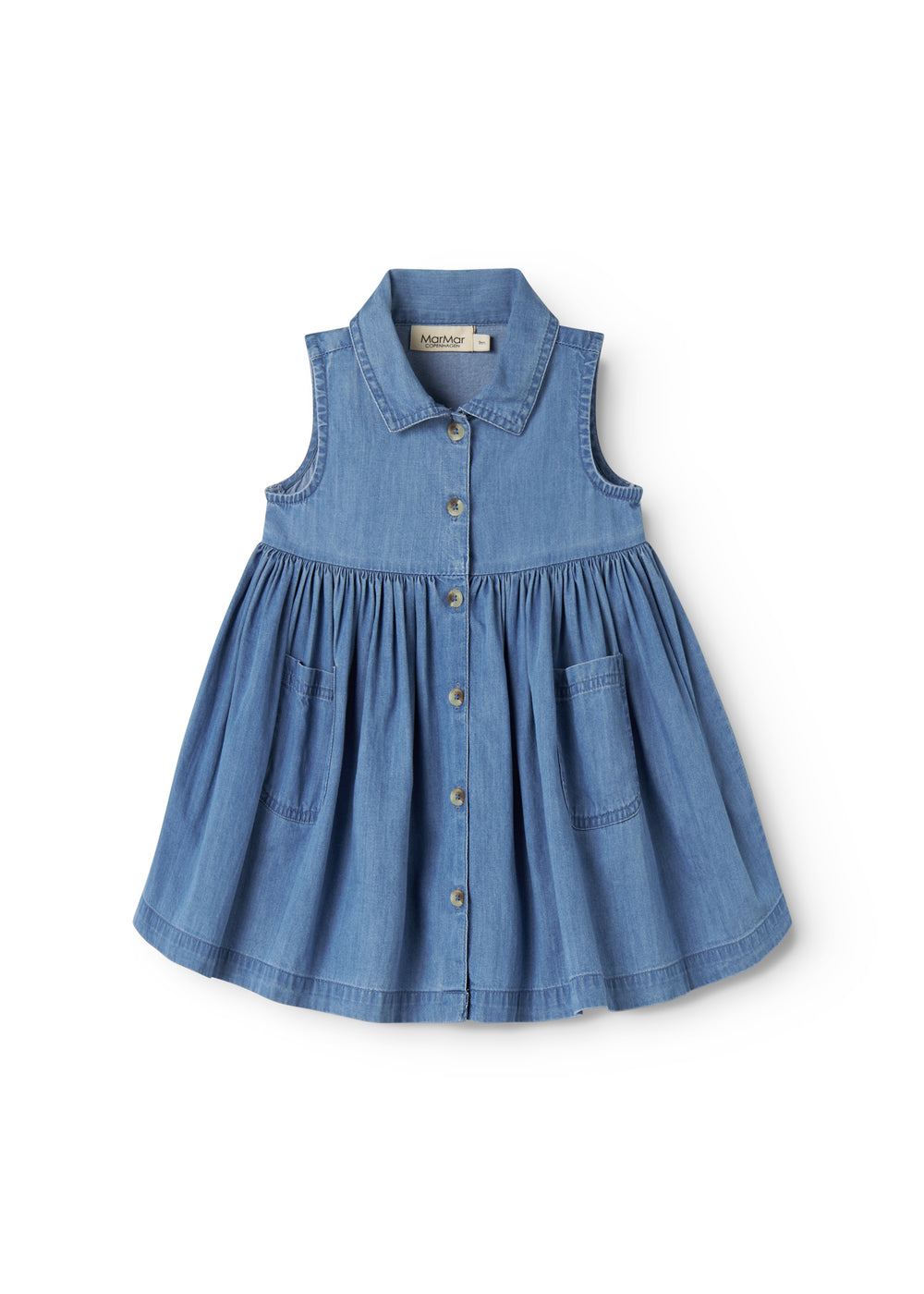 Jurkje Danal - Katoen - Light denim/Blauw - MarMar Copenhagen  voor