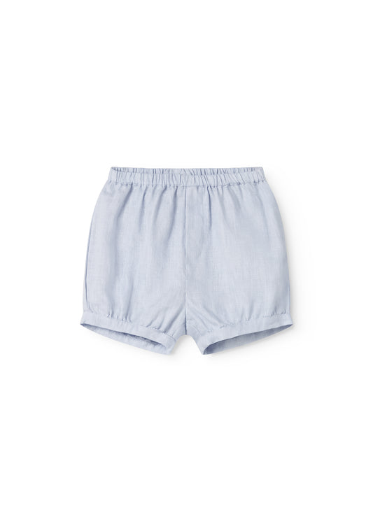 Linnen kort broekje Pabi - Blue mist/blauw - MarMar Copenhagen voor