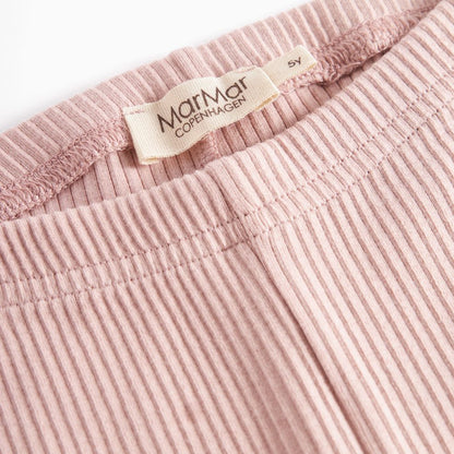 Legging - Biologisch katoen/modal - Faded rose - Marmar Copenhagen bovenkant