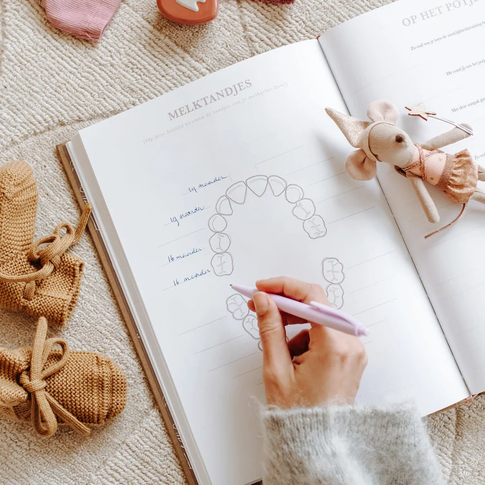 Toen jij steeds groter werd – Ausfüllbuch zum Großwerden von 1 bis 10 Jahre mit Erinnerungen und Meilensteinen – Birth Lines