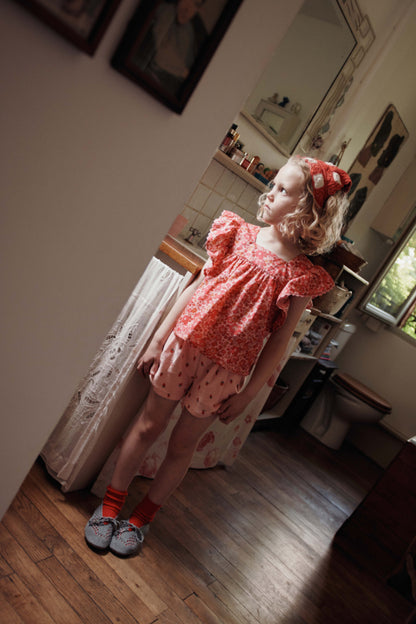Kurze Frotteehose - Short Eponge - Erdbeeren - Emile et Ida