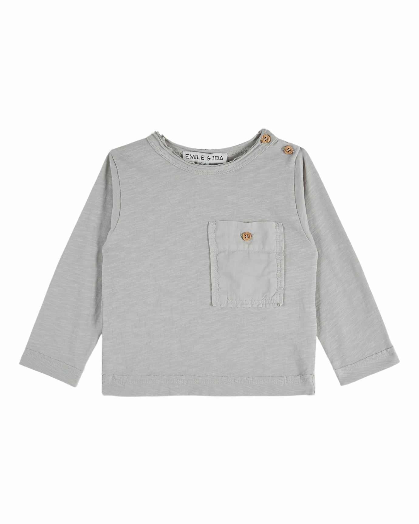 Longsleeve met borstzakje – Koala – Biologisch katoen - Emile et Ida