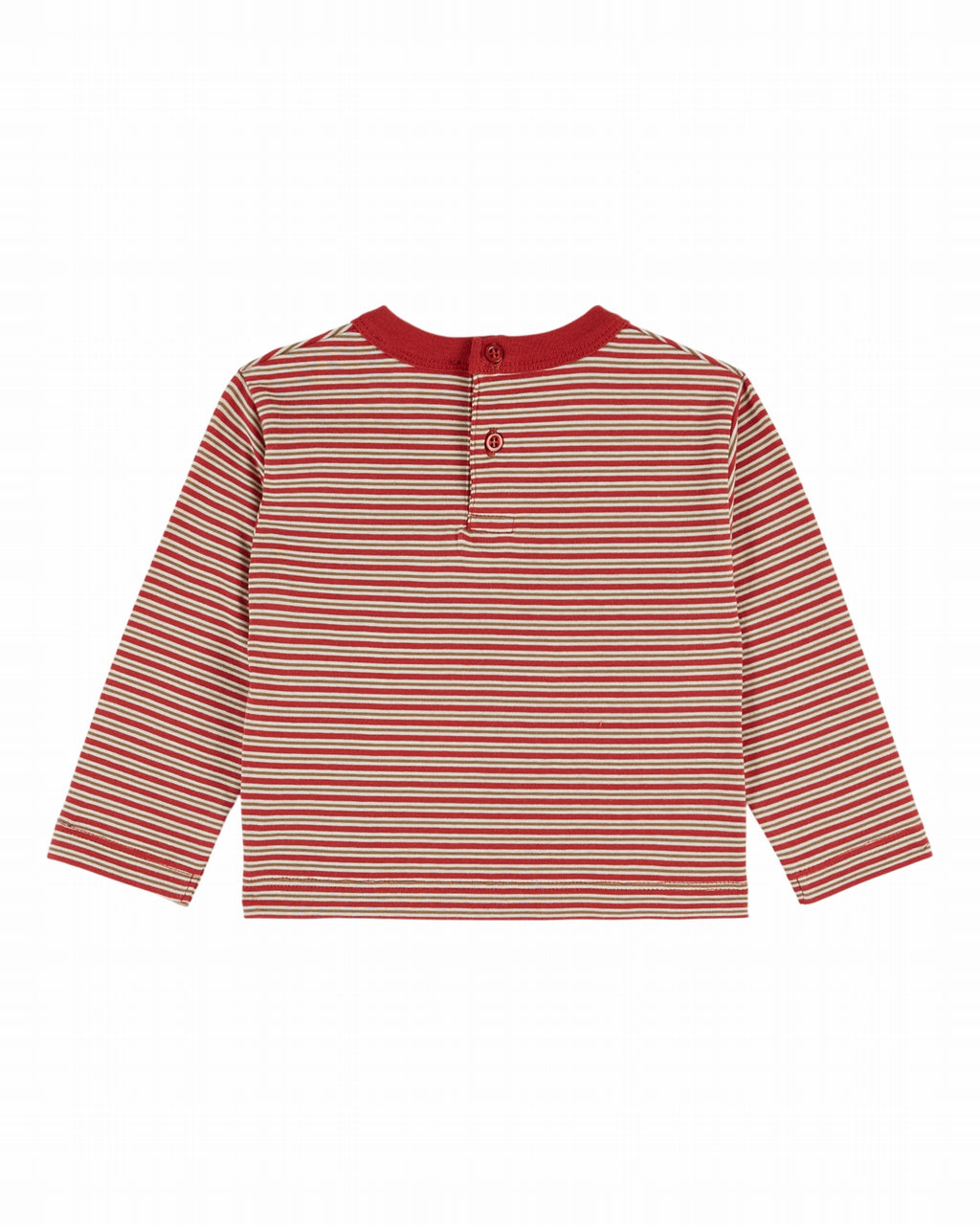 Gestreepte longsleeve - Feu - Biologisch katoen - Emile et Ida - productfoto - afbeelding 2