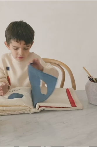 Sinnenbuch Bauhaus – Sensorisches Aktivitätsbuch – 22 × 28 cm – Lorena Canals