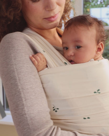 Baby-Tragetuch – Baby Wrap – Leaves – Bio-Baumwolle – Moonboon