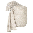 Ring-Sling Kigali – Écharpe de portage ringsling ergonomique à imprimé léopard – 100 % coton – Hoppediz