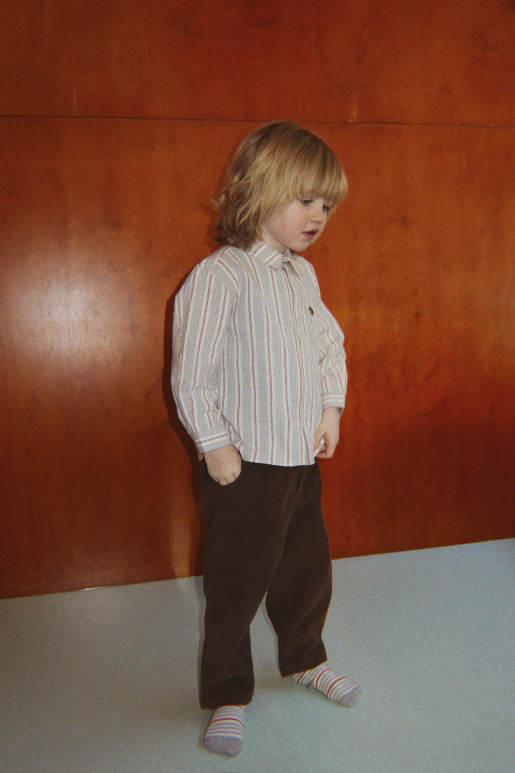 Corduroy broek Remy – Slate Black – Biologisch katoen – Konges Sløjd