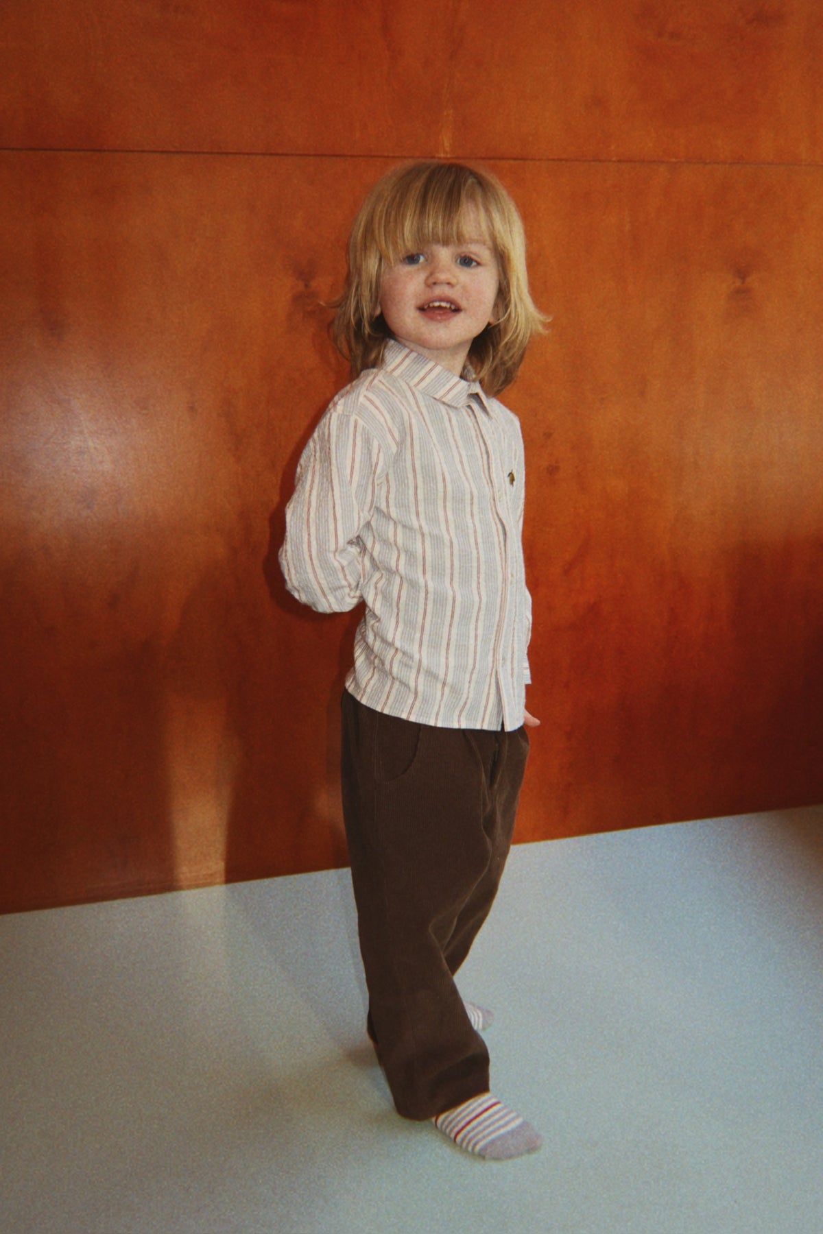 Corduroy broek Remy – Slate Black – Biologisch katoen – Konges Sløjd