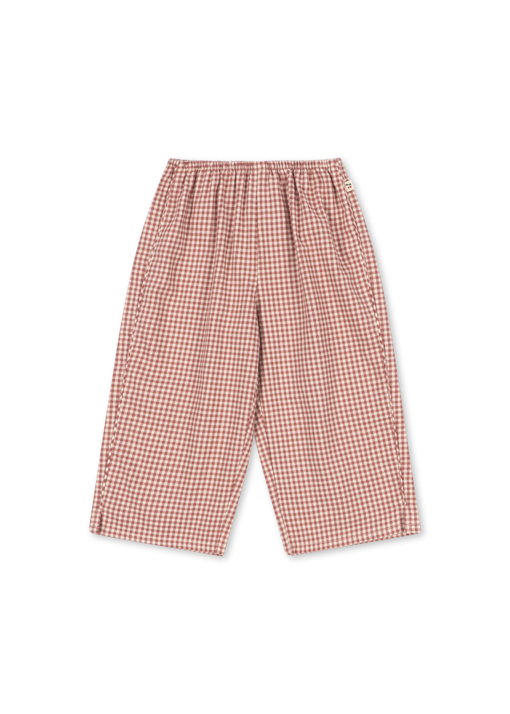 Foret Slit Pants Canyon Check – Pantalon enfant à carreaux – Coton bio GOTS – Konges Sløjd