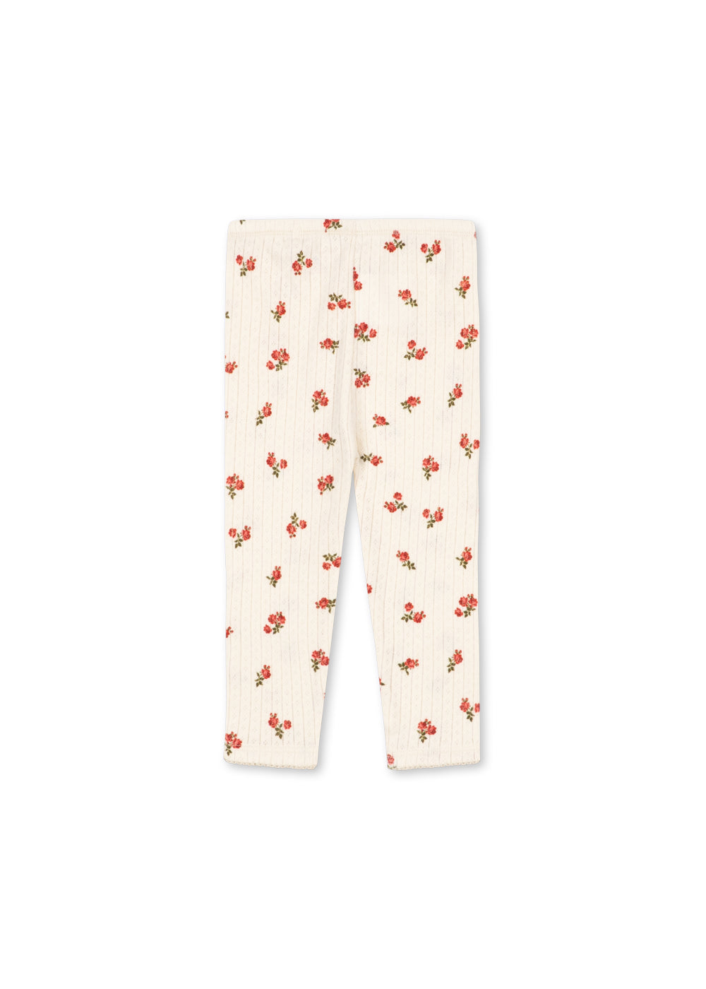 Minnie Pants – Rosa Rouge – Weiche Babyhose mit Blumenprint – GOTS Bio-Baumwolle – Konges Sløjd