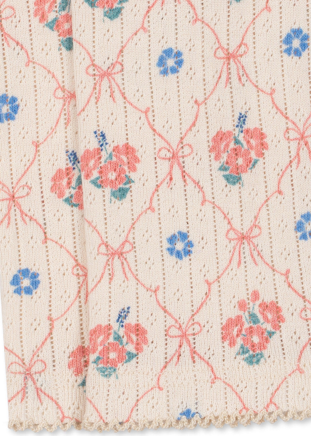 Minnie Pants Fleur Decor – Soft floral baby pants – GOTS organic cotton – Konges Sløjd