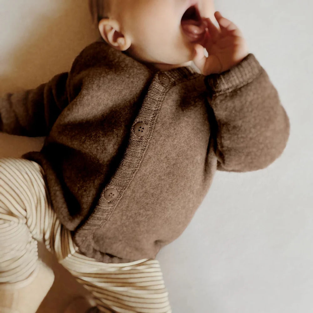 Cardigan - Merino wool fleece - 100% wool - Jacket/Cardigan - Joha